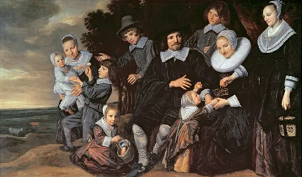 Grupo da família em uma paisagem, c.1647-50