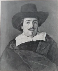 Retrato de um homem virado para a frente
