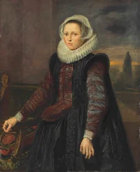 Retrato de uma jovem mulher