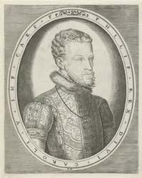 Retrato de Carlos V de Habsburgo ou Filipe II de Espanha Retratos de reis, rainhas, príncipes e princesas (título da série)