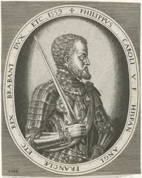 Retrato do rei Filipe II da Espanha Retratos de reis, rainhas, príncipes e princesas (título da série)