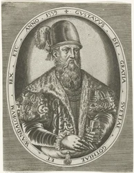 Retrato do Rei Gustaaf I da Suécia
Retratos de reis, rainhas, príncipes e princesas (título da série)