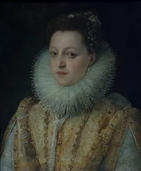 Retrato de Isabel Gonzaga, c.1599-1602 (óleo sobre tela)