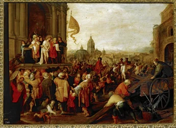 Cristo condenado por Pilatos ...