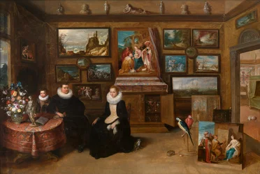 A Colecção de Pinturas de Sebastian Leerse, c.1610 (óleo sobre painel)