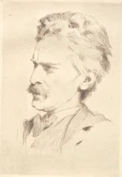 Retrato do xilografo F. Hendriksen