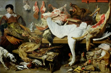 A Game Stall (óleo sobre tela)