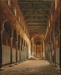 Interior da Catedral de Monreale Santa Maria Nuova