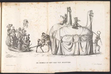 Dois Camelos e a Roda da Fortuna, 1825
Os Camelos e a Roda da Fortuna (título sobre o objecto)
