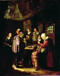 O Charlatão (óleo sobre madeira)