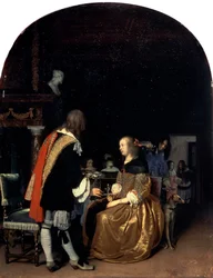 A refeição de ostra, 1659.