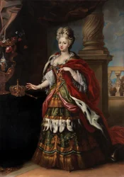Frans van Stampart Retrato de Elisabeth Christine de Brunswick-Wolfenbüttel