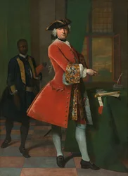 Retrato de Jan Pranger e de um Servo Escravizado
