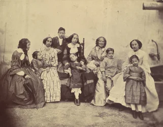 [Dez membros da família Antoine], 1850-60s.