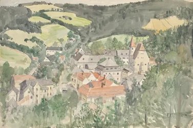 paisagem da aldeia