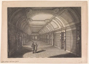Biblioteca da abadia de Sainte-Geneviève em Paris