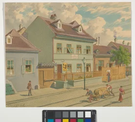 19.º distrito, Gymnasiumstraße 87 - residência e local de falecimento de Josef Lanner