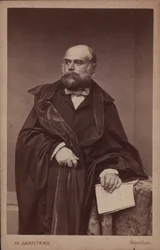 Retrato do pianista e compositor Adolph von Henselt 1814-1889, ca 1860.