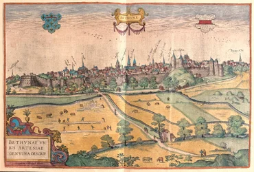 Bethune em Pas de Calais, França (gravura