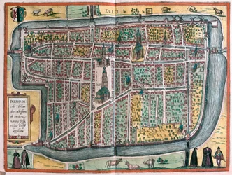 Delft, Holanda (gravura