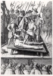 Execução de católicos na Inglaterra durante o reinado de Elizabeth I (1533-1603)