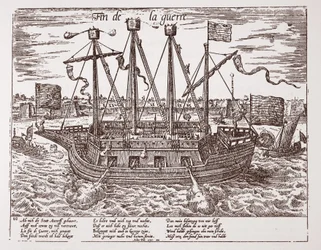 &39;Fin de la Guerre&39;, navio de guerra construído para as Províncias Unidas, 1585