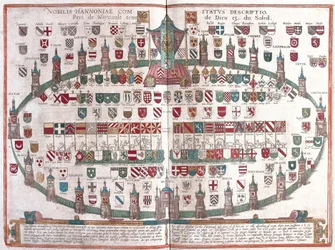 Província de Hainaut, Bélgica (gravura