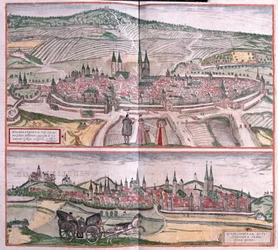 Halberstadt e Quedlinburg, Alemanha (gravura