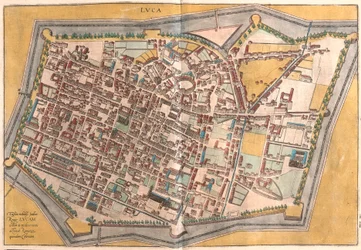 Lucca, Itália (gravura