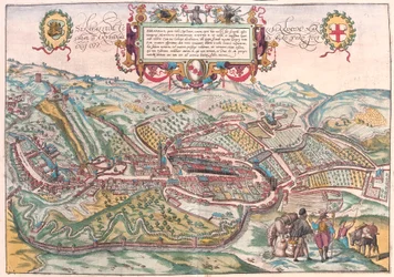 Serravalle, Vittorio Veneto (Treviso), Itália (gravura
