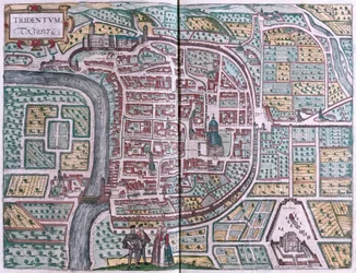 Trento, Itália (gravura