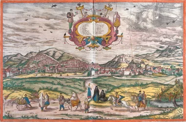 Vista de Granada, Espanha (gravura