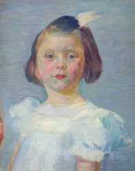 busto de uma menina