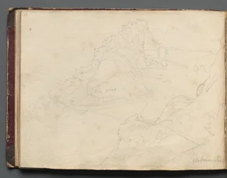 Álbum com vistas de Roma e arredores, Estudos de paisagem, página 20b: Cervera.