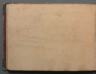 Álbum com vistas de Roma e arredores, Estudos de paisagem, página 29b: Estudo de paisagem.