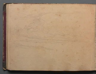 Álbum com vistas de Roma e arredores, Estudos de paisagem, página 29b: Estudo de paisagem