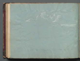 Álbum com vistas de Roma e arredores, Estudos de paisagem, página 36b: Estudo de nuvens