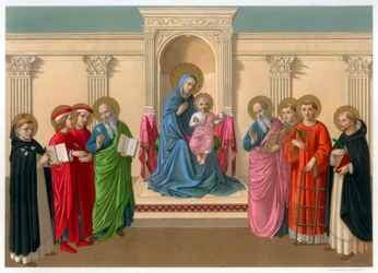 Madonna delle ombre - Madona das sombras, c. 1450, 1870