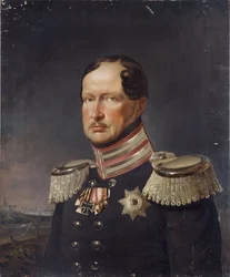 Frederic Guillaume III de Prusse - Frederick William III da Prússia (1797-1840), de Kruger, Franz (1797-1857). Óleo sobre tela. Nationalmuseum Stockholm