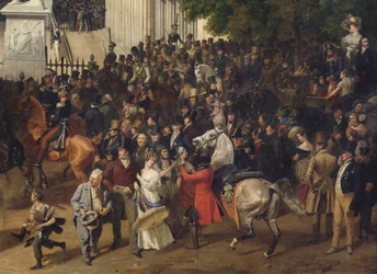 Alemão: Desfile na Opernplatz em Berlim em 1822 (pormenor) Desfile na Opernplatz em Berlim em 1822 (pormenor)