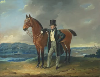 Wilhelm Christian Benecke von Groditzberg, 1828 (pastel sobre papel colocado sobre tela)