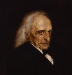 Retrato de Theodor Mommsen 1817-1903 Detalhe, 1897