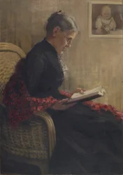 Retrato da mãe do artista