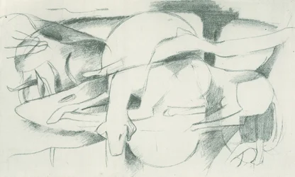 Franz Marc - Caderno de desenho do campo - Folha 04
