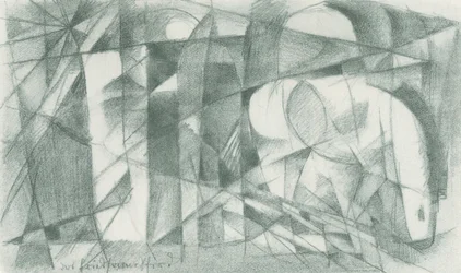 Franz Marc - Caderno de esboços do campo - Folha 14