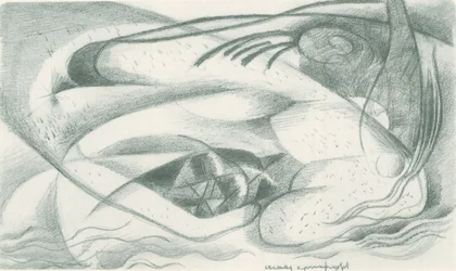 Franz Marc - Caderno de esboços do campo - Folha 23