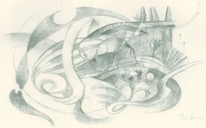 Franz Marc - Caderno de esboços do campo - Folha 29