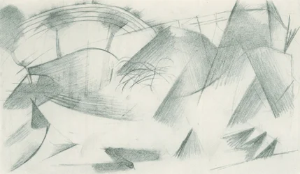 Franz Marc - Caderno de esboços do campo - Folha 33