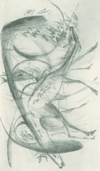 Franz Marc - Caderno de esboços do campo - Folha 36