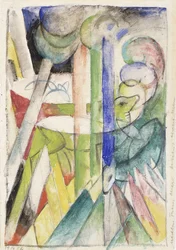 Cabra da montanha; Bergziegen, 1914